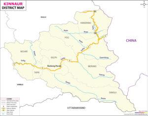 kinnaur-map