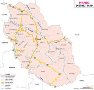mandi-himachel-map