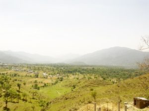 An view from the balcony of a room of Hotel City Heart Hotel Joginder Nagar