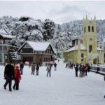 Christ Church - The Second Oldest Church In North India Christ Church Covered With Snow