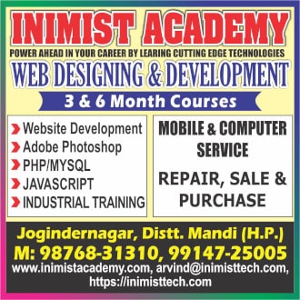 web-design-development-joginder-nagar-training-course-inimist-academy