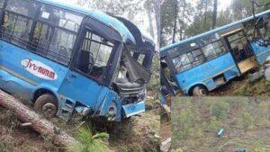 करसोग के पास बस हादसे में 45 लोग घायल bus-accident-at-karsog