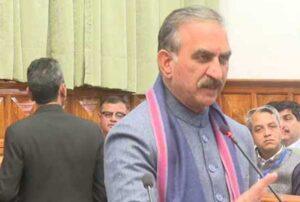 शिलान्यास-उद्घाटन पट्टिकाओं पर नहीं लगेंगे पूर्व विधायकों के नाम Cm Sukhu 5