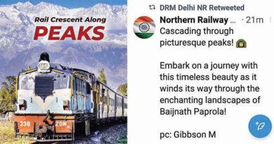Northern Railway Advises Travel On Closed Rail Route