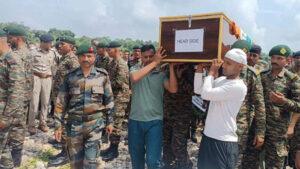 Shaheed Arvind Singh Last Rites