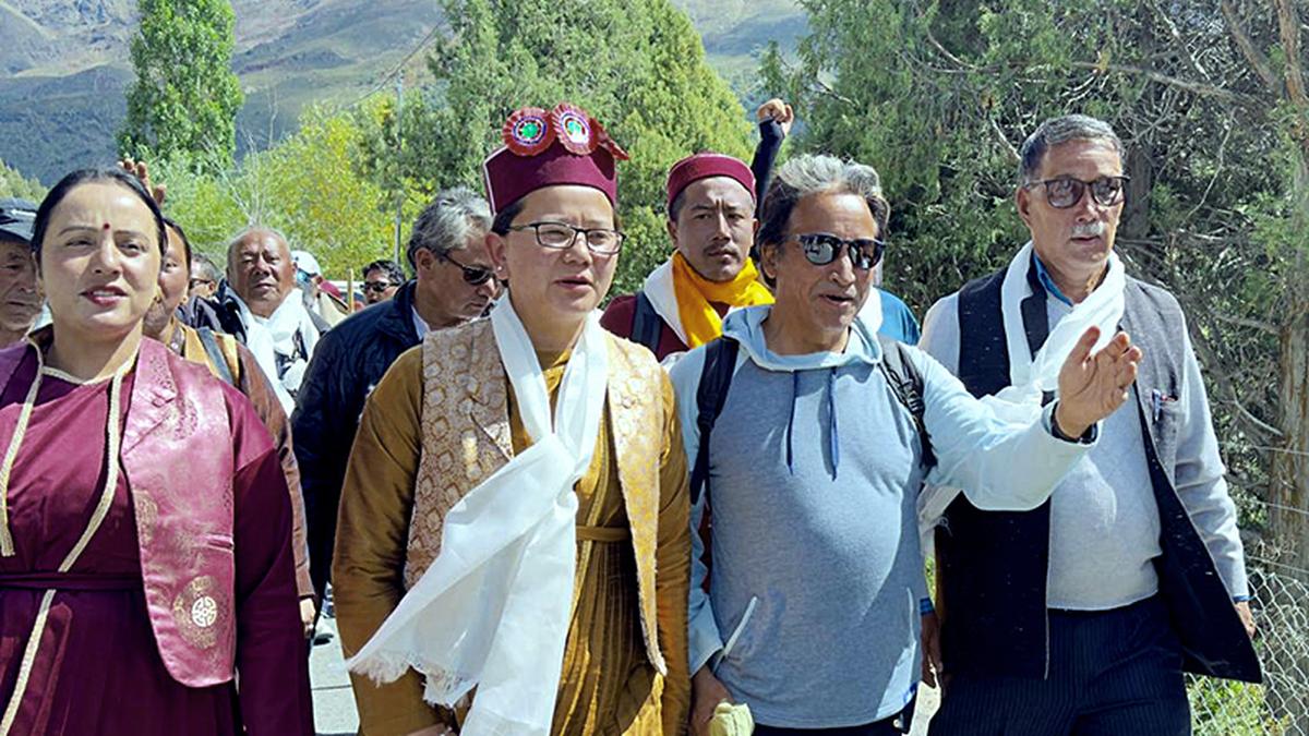 Ladakh Bandh Protest