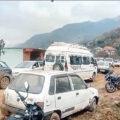 पद्धर-मंडी निर्माणाधीन फोरलेन की ताजा कटिंग से यातायात हो रहा प्रभावित paddhr-mandi-fourlane