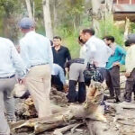 जोगिन्दरनगर में भट्ठा के पास पेड़ गिरने से स्कूटी चालक गंभीर घायल accident