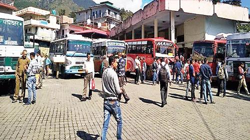 Bus Conductor Assault Protest Shimla Baijnath Palampur