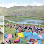 देवस्थल बना पार्टी स्पॉट, मंदिर के पास शराब की बोतलों के ढेर parashar-lake