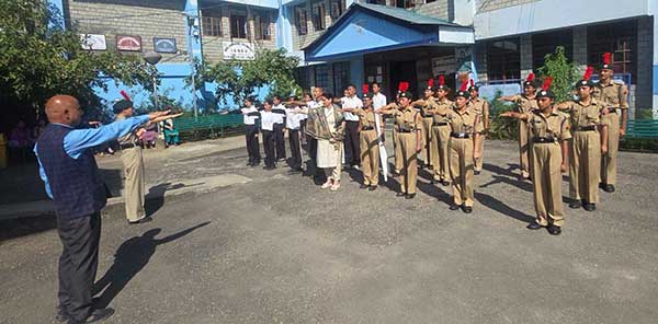 जोगिन्दरनगर कालेज के एनसीसी कैडेट्स ने ली नशा मुक्ति की शपथ